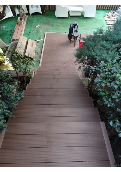 (0,86M2)AHŞAP Plastik Deck(Kompozit) Yer Döşemesi Taban Profili ,150 Cm(4 Adet Deck) Klipsleri Dahil fiyatları