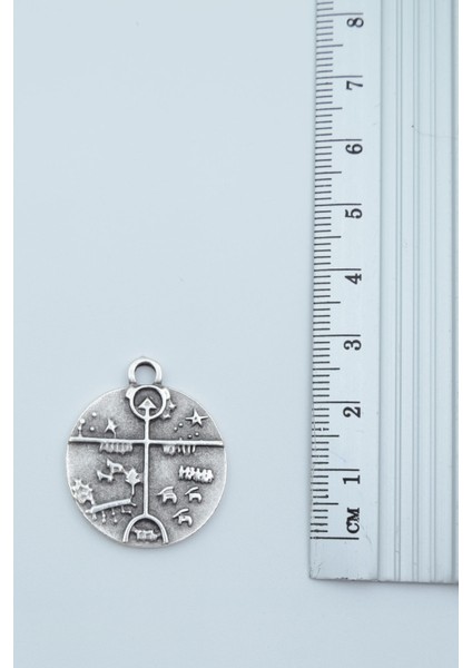 2'li Kam Şaman Davulu - Thor Çekiç Gümüş Kaplama Kolye Seti fırsatları