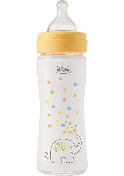 Perfect Easy Biberon Cam 240 ml Yavaş Akış-Unisex (2 Adet)