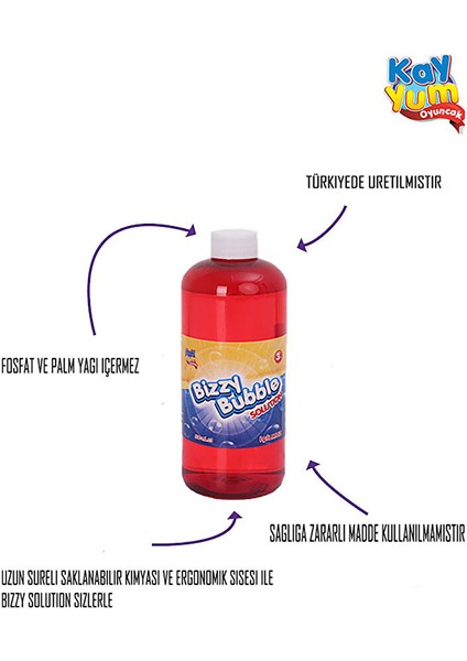 Bizzy Bubble Yedek Köpük 500G Asortili (2 Adet)