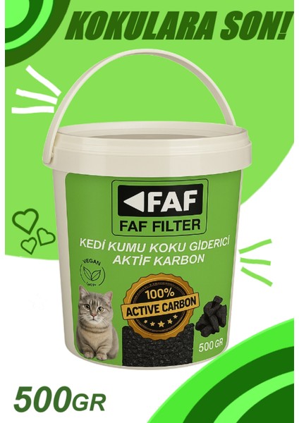 Kedi Kumu Koku Giderici 500 gr Aktif Karbon Koku Giderici indirimleri