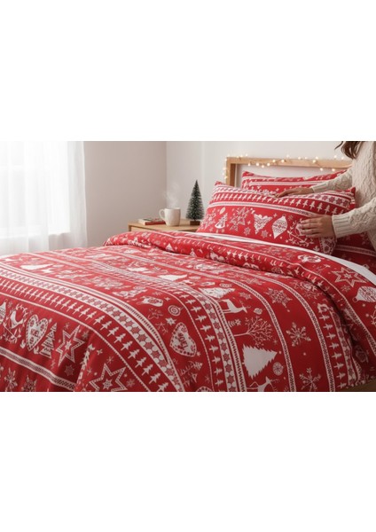 Kırmızı Mature Nevresim Seti Çift Kişilik Snowmas fiyatları