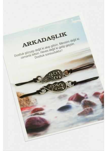 Best Friends Arkadaş Deri Bileklik