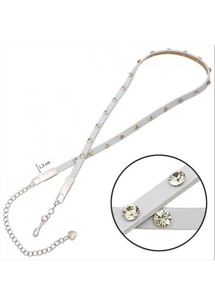 Ieg Klasik Deri Taşlı Kemer