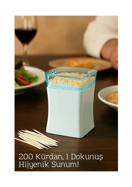 Bfs 200’LÜ Pratik Kutulu Kürdanlık – Hijyenik Dağıtım Mekanizmalı | Şık ve Pratik Kürdan Kutusu