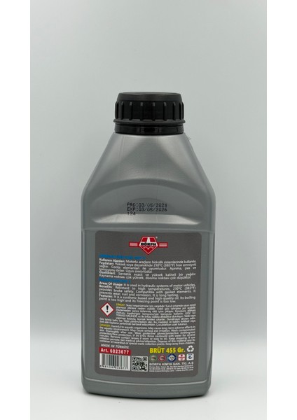 Hidrolik Fren Yağı Dot 3 500 ml fiyatları