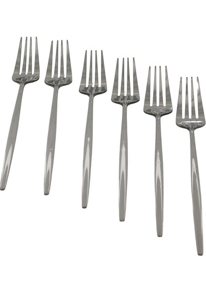 6pcs Metal Yemek Çatal (5314)