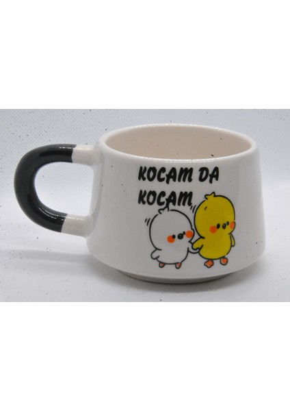 Kocamda Kocam Baskılı Seramik Kupa Bardak 200 ml | Eşe Özel Hediye | Doğum Günü Yıl Dönümü | Yeni Yıl Hediyesi modelleri