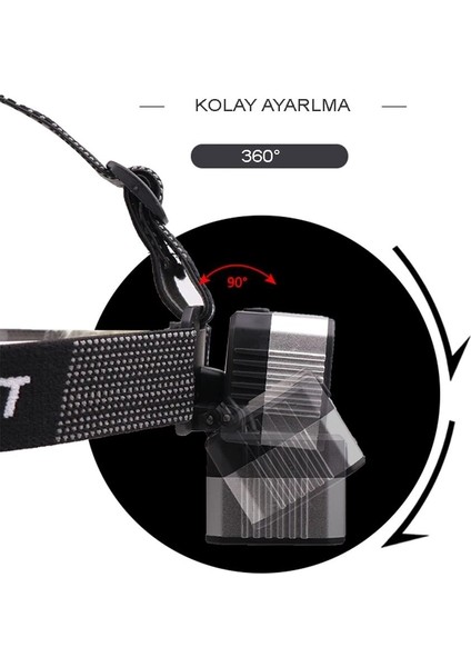 4 Modlu Sensörlü Şarjlı Güçlü Kafa Lambası WT-248 fırsatları