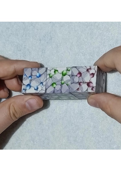 Megacraft 9 Parça Zümrüt Kızıltaş Elmas Blok