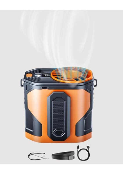 5000MAH Şarjlı Soğutma Fanı Taşınabilir indirimleri