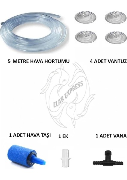 5 Metre Akvaryum Hava Seti