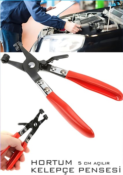 Hortum Kelepçe Pensesi Profesyonel Yaylı Hortum Kelepçe Sıkma Pensesi 722466