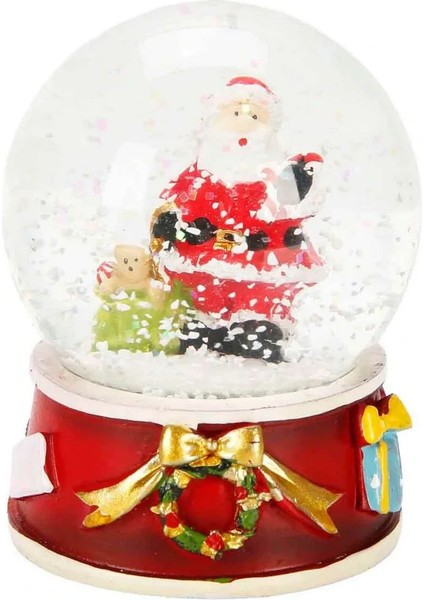 Noel Baba Figürlü Kar Küresi