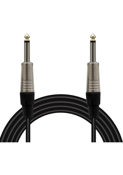 LD393A 6.3 mm Mono Erkek - 6.3 mm Mono Erkek 5 Metre Kablo