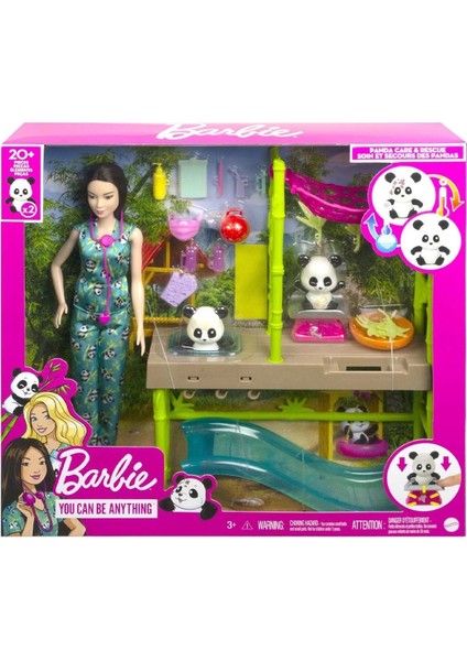 HKT77 Barbie Panda Bakımı Oyun Seti