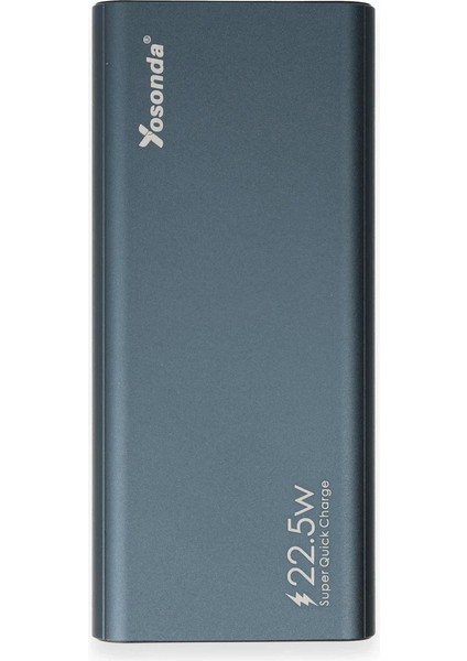 Yosonda A51 20.000 Mah Powerbank - Mavi fiyatları