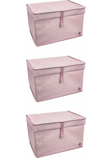 Çok Amaçlı Düzenleyici Kutu Organizer Cırt Cırtlı Hurç Mega Plus Boy 40CM x 30CM x 70CM (3 Adet)