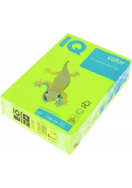 Mondi Iq Color Renkli Kağıt A4 80 gr Fosforlu Yeşil (500 Lü 1 Paket)
