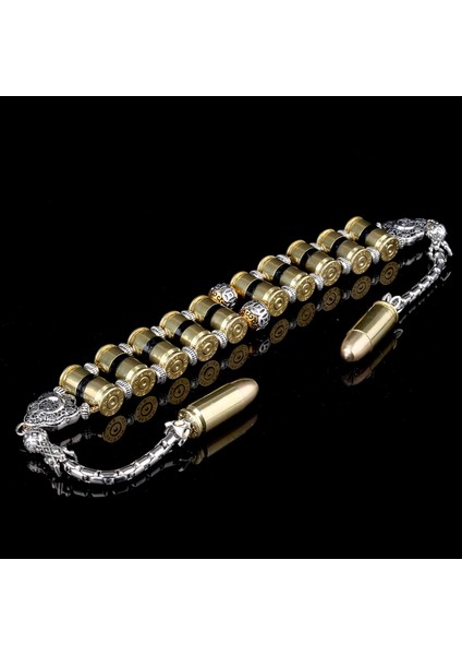 Special Design Mermi Tasarım 10 Adetli Alpaka Metal Zaza Tesbih