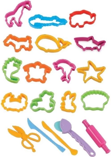 Dede Art Craft Eğlenceli Kalıplar 19 Parça