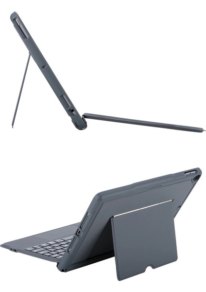 T5506D iPad 10.2 (9.nesil) Kılıf Palermo Ledli Klavyeli Standlı Tablet Kılıfı - SIYAH-(5796) fırsatları