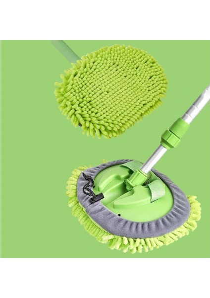 Yedek Bezli Mikrofiber Araba Yıkama Fırçası