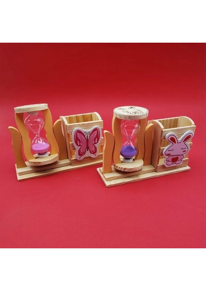 Kum Saati Kalemlik Kutulu modelleri