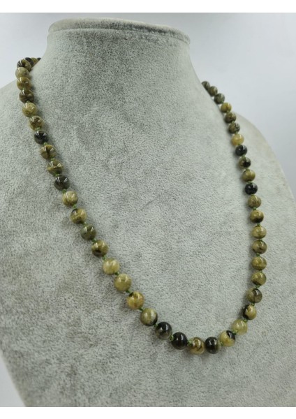 Yeşil Turmalin 8MM/45CM Kolye fiyatları