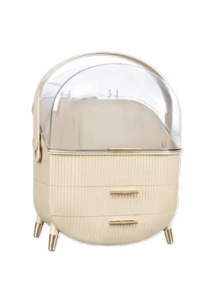 Çekmeceli Kozmetik Organizer Beyaz