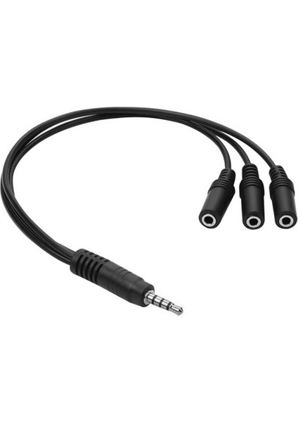 Erkek 3 Boğum 3 x 3.5 mm Dişi 5+1 Kablo 33 cm