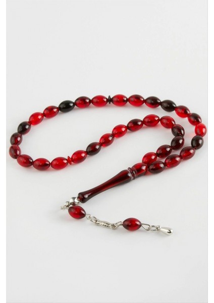 Zeytin Şekilli Plastik Tesbih 8*11 mm