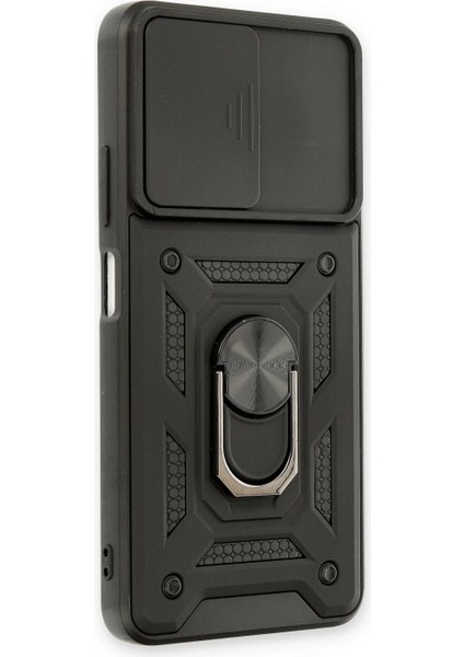 Ieg Xiaomi Redmi Note 11T Kılıf Pars Lens Yüzüklü Silikon - Siyah fiyatları