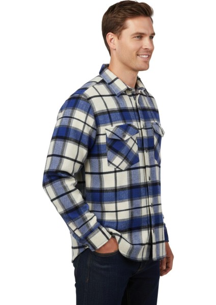 Erkek Kışlık Çift Cep Kapaklı Oduncu Gömlek BGL-ST04930 modelleri