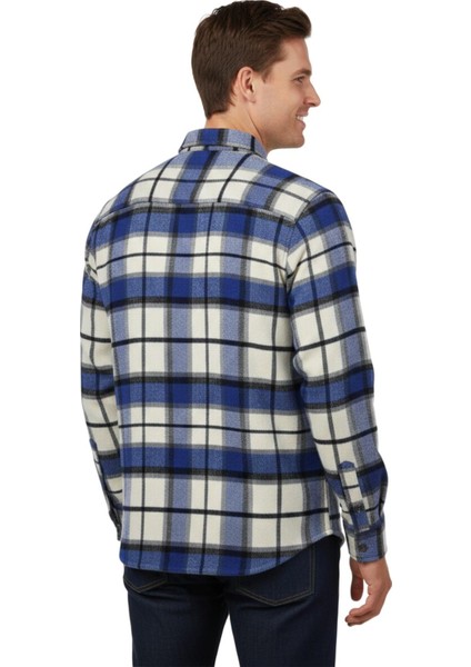 Erkek Kışlık Çift Cep Kapaklı Oduncu Gömlek BGL-ST04930 fırsatları