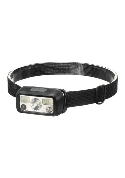 Hs-43 Sensörlü Şarjlı Type-C Çok Amaçlı Kırmızı Işıklı Kafa Lambası