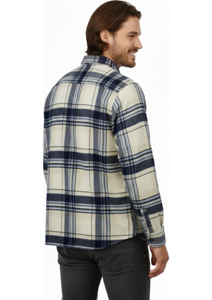 Erkek Kışlık Çift Cep Kapaklı Oduncu Gömlek BGL-ST04930 fırsatları