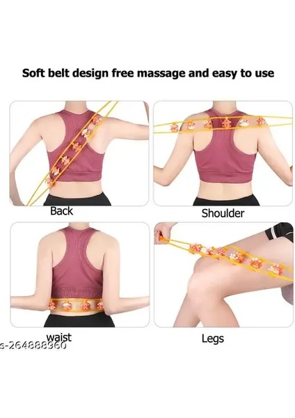 Sırt Masaj Aleti Rulo Halat Konforlu Sırt Masaj Rulosu