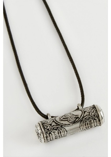 Boru Cevşen Deri Kordonlu Kolye fiyatları