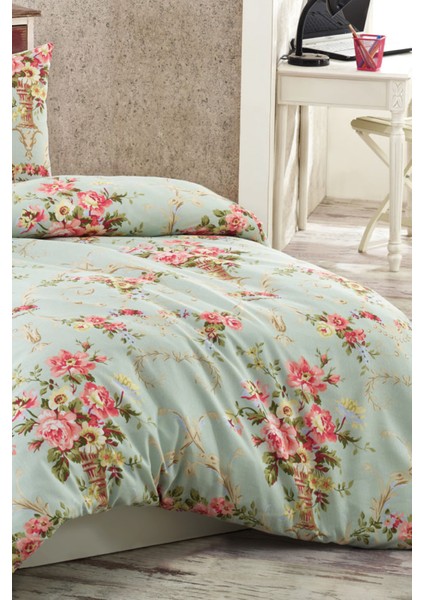 Kolay Ütülenir Mint Nevresim Takımı Tek Kişilik Alanur fırsatları