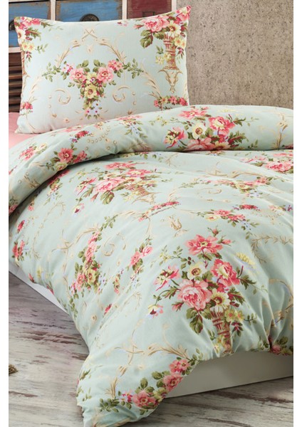 Kolay Ütülenir Mint Nevresim Takımı Tek Kişilik Alanur indirimleri