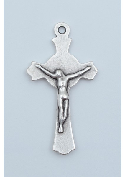 Hz. İsa Haç Gümüş Kaplama Kolye Ucu