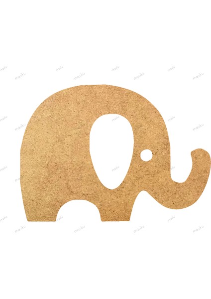 10'lu Paket Ahşap Duvar Dekoru - ST_0060 - 8 x 6 cm