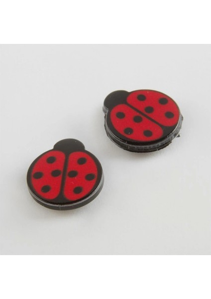 Uğur Böceği Mıknatıslı Plastik Çocuk Küpesi modelleri