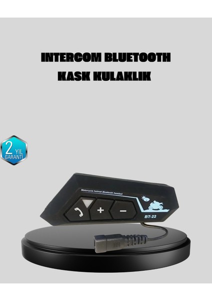 Motosiklet Kask Kulaklığı Bluetooth 5.0 Gürültü Önleme ve Hızlı Bağlantı