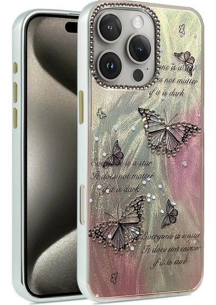 iPhone 16 Pro Kılıf Blade Aynalı Desenli Kapak - Desen 6