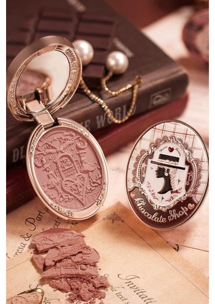 Chocolate Wonder-Shop Embossed Blush Lüks Pudra Allık fiyatları