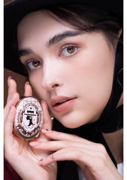 Chocolate Wonder-Shop Embossed Blush Lüks Pudra Allık