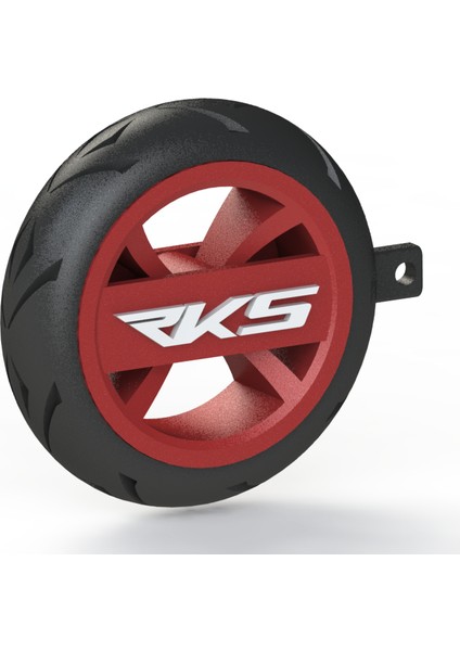 Rks Logolu Özel Tasarım Lastik Detaylı Motosiklet Anahtarlığı modelleri