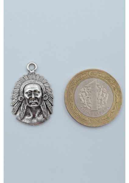 Kızılderili Gümüş Kaplama Deri İp Kolye fırsatları